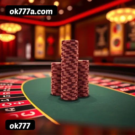 Jogos de Mesa Premium ok777 - Blackjack, Roleta, Baccarat